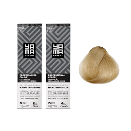 Kit C/2 Colorações Nano Infusion 9.13 Louro Muito Claro Acinz Dourado