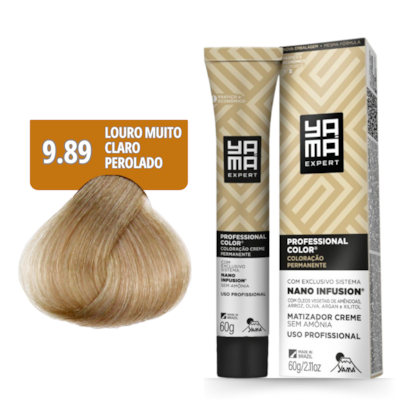 Kit C/2 Colorações Nano Infusion 9.89 Louro Muito Claro Perolado Yamá