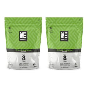 Kit C/2 Pó Descolorante Ervas e Proteínas Dust Free Refil 300g Yamá