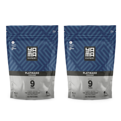 Kit C/2 Pó Descolorante Platinado Refil 300g Yamá