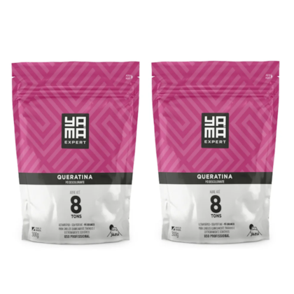 Kit C/2 Pó Descolorante Queratina Refil 300g Yamá