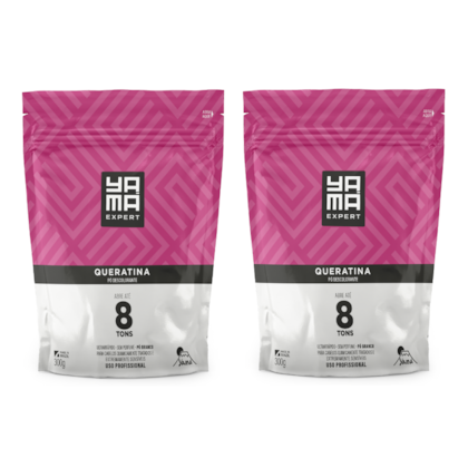 Kit C/2 Pó Descolorante Queratina Refil 300g Yamá