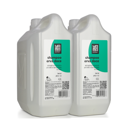 Kit C/2 Shampoo Erva Doce  4,6L Yamá