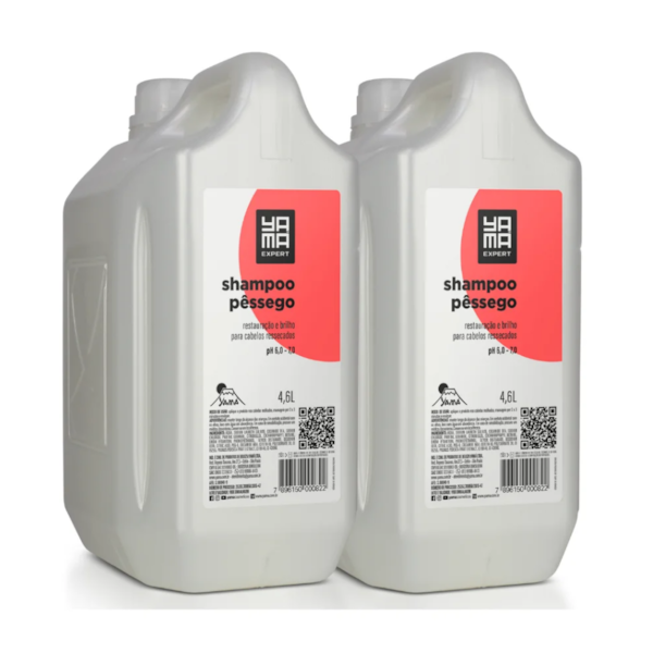 Kit C/2 Shampoo Pêssego  4,6L Yamá-0d457941-2e74-480d-bf02-ed60dc1da384
