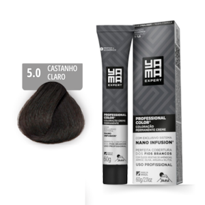 Kit C/3 Colorações Prof Color Nano 5.0 Castanho Claro Yamá