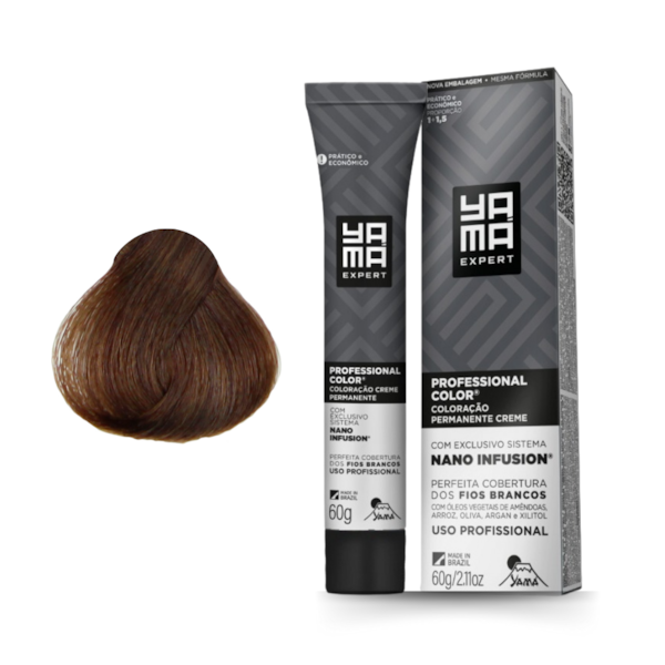 Kit C/3 Colorações Prof Color Nano Infusion 6.17 Louro Escuro Acin. Marrom Yamá-1d6e5e14-4b77-45a0-b6b9-288ba3dc32ae