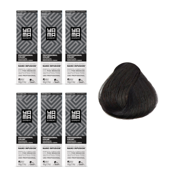 Kit C/6 Colorações Prof Color Nano 4.0 Castanho Médio-912e0d14-e628-496f-b07c-83717072c45b