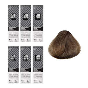 Kit C/6 Colorações Prof Color Nano 6.1 Louro Escuro Acinz Yamá