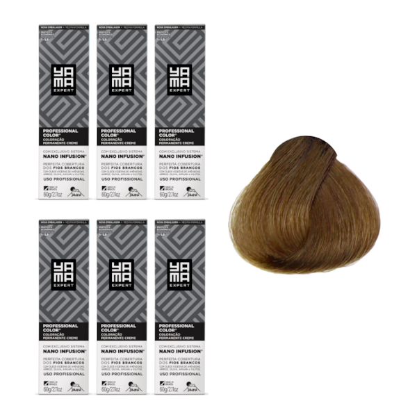 Kit C/6 Colorações Prof Color Nano 7.0 Louro Médio Yamá-c90f5e2c-7600-46ef-b5cf-3a2315a0444b