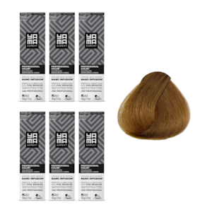 Kit C/6 Colorações Prof Color Nano 8.0 Louro Claro Yamá