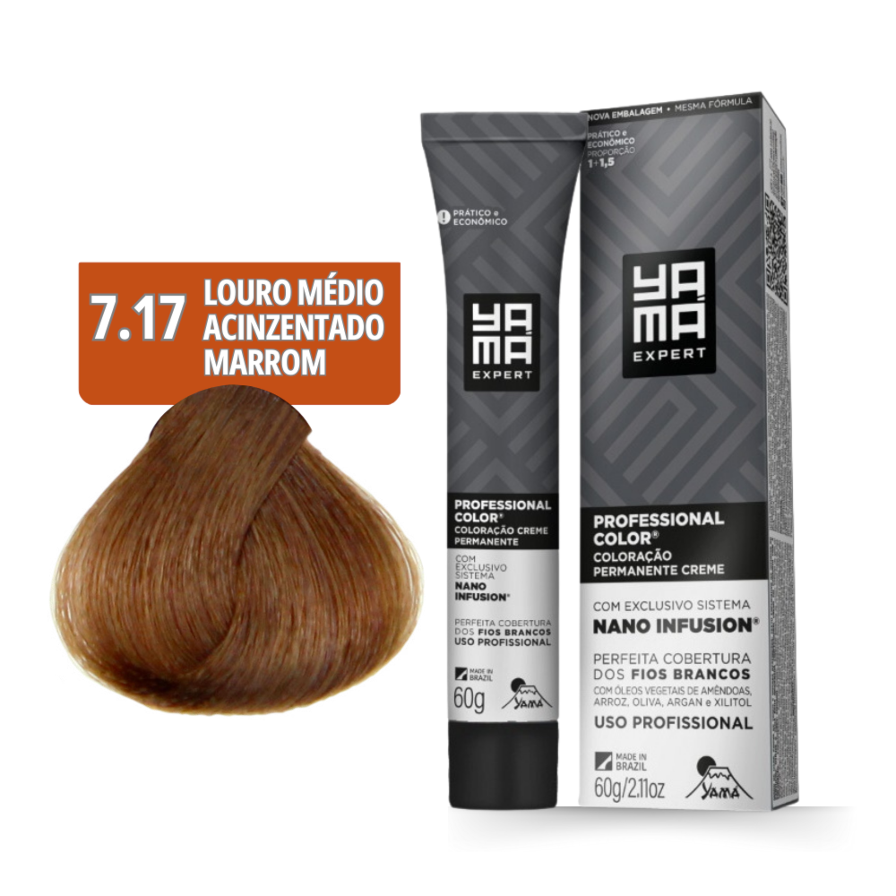 その他 nan Kit C/6 Colorações Prof Color Nano Infusion 7.17 Louro Médio
