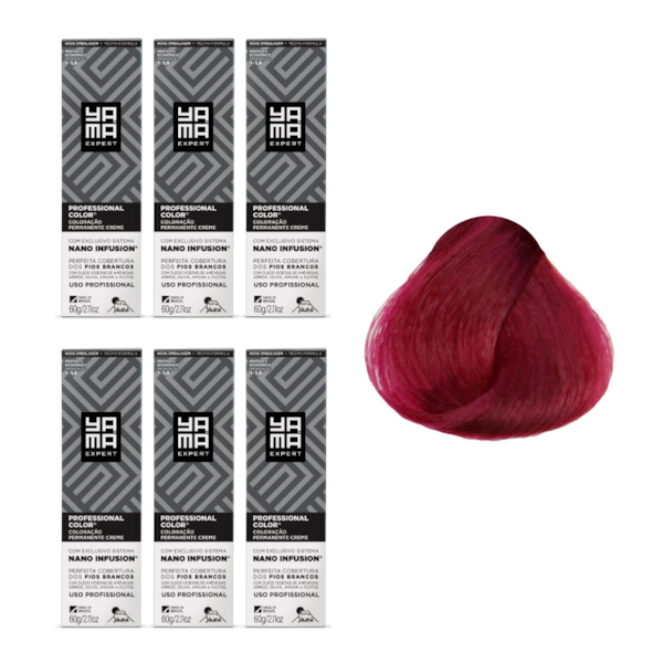 Kit C/6 Colorações Prof Color Nano Infusion 9.26 Louro Mt Claro Irisado Av Marsa-4f08cb35-d8b6-43e8-8b16-344accf92221