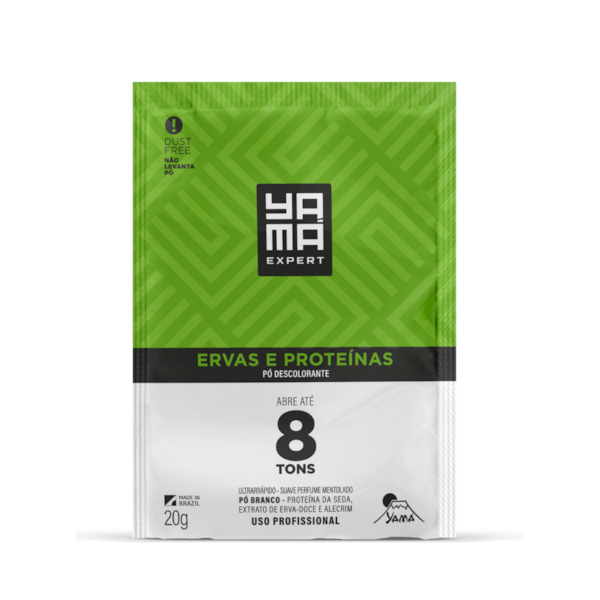 Kit Clareador Pó Descolorante Ervas e Proteínas 20g + Água Oxigenada Cremosa Yamá 40Vol 60ml-65e9c5bc-2a4e-4b65-8d14-bef7f8940bc1