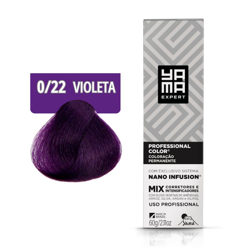 Proff Color Kit com 3 Colorações Prof Color Nano Infusion Mix Violeta Yamá | Yama ...