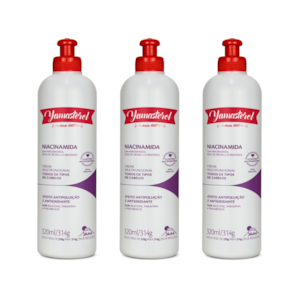 Kit com 3 Creme Mult Yamasterol Niacinamida Proteção UVA-UVB