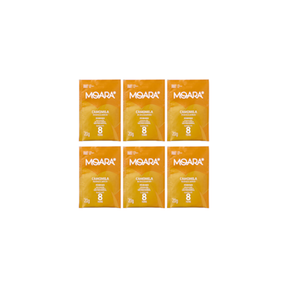 Kit com 6 - Pó Descolorante Moara Camomila 20g Yamá