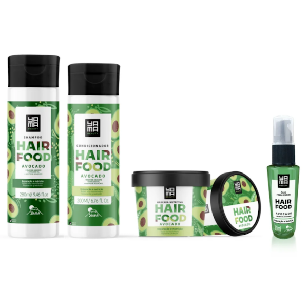 Kit Hair Food Abacate Yamá Shampoo + Condicionador + Máscara + Óleo Finalizador-f2ace234-dc71-45ee-be43-8d9e98e4a31b