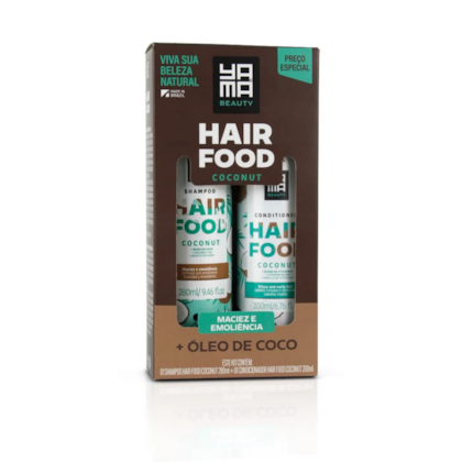 Kit Hair Food Coconut Shampoo + Condicionador - Yamá Beauty
