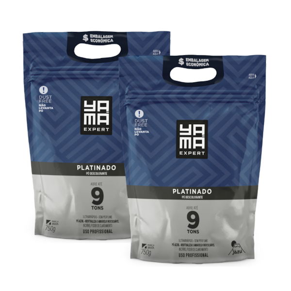 Kit Pó Descolorante Platinado Refil 750g C/ 2 Unidades-bd542a5e-ebd7-4cfe-8a21-efbe9e6be816