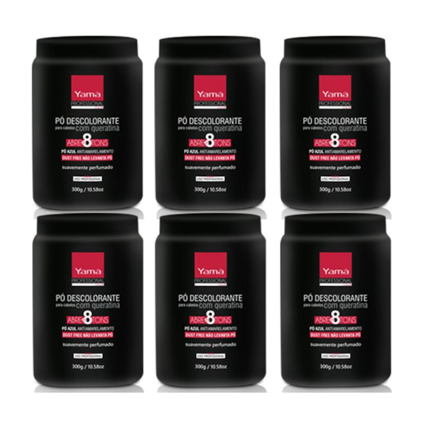 Kit Pó Descolorante Professional Color Queratina C/6un 300g-92fab504-69b1-491b-98fa-d8ff10f6a86d