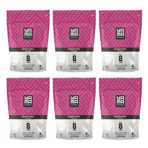 Kit Pó Descolorante Queratina Yamá Refil  300g com 6/un-dc59b5c9-31e4-4793-a4a2-3c1c13c366b3