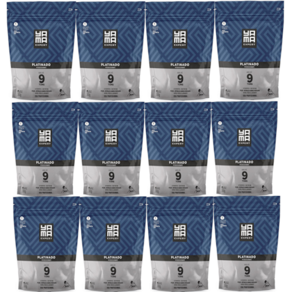 Kit Pó Descolorante Yamá Platinado Refil  300g com 12/Un