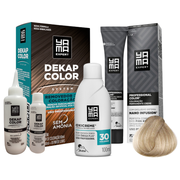 Kit Renovação de Cor Dekapcolor 120ml  com Coloração 10.1  OX 30V 100ml-51d437a0-2edf-475f-bd60-58b700a08410