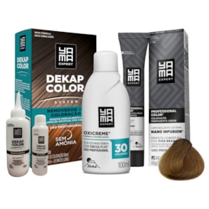 Kit Renovação de Cor Dekapcolor 120ml com Coloração 7.4 .e OX 30V 100ml