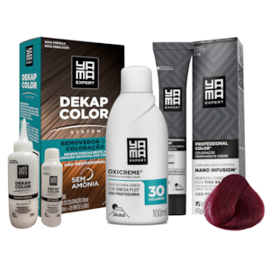 Kit Renovação de Cor Dekapcolor 120ml  com Coloração 8.26 OX 30V 100ml