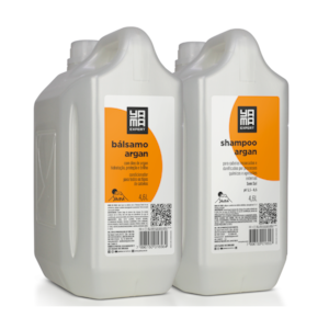 Kit Shampoo Argan 4.6L e Bálsamo Argan 4.6L Yamá