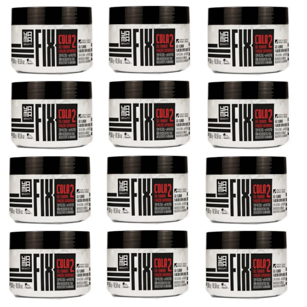 Kit Yamafix Gel Fixador Cola  300g com 12 unidades - Yamá-2f1076f5-a681-4762-949e-203d93922fb3