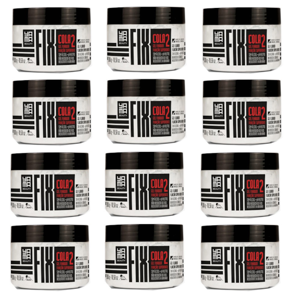 Kit Yamafix Gel Fixador Cola  300g com 12 unidades - Yamá-73a0c870-8bb8-4e8b-abb8-b5f264f329a6