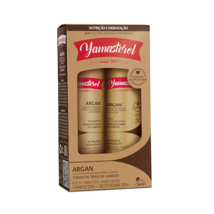 Kit Yamasterol Argan Shampoo + Multifuncional 320ml