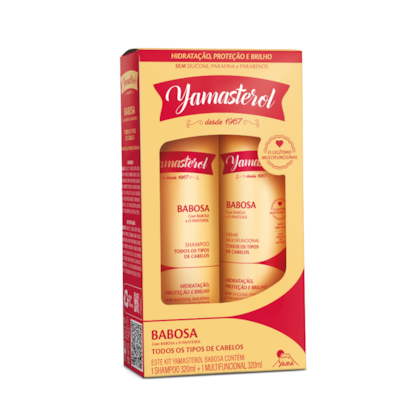 Kit Yamasterol Babosa Shampoo + Multifuncional 320ml