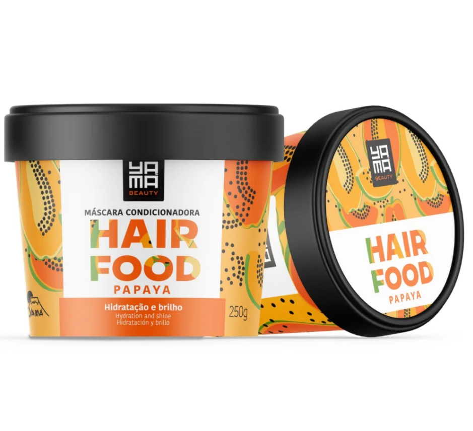 Máscara Condicionadora Hair Food Papaya Yamá | Yama Cosméticos