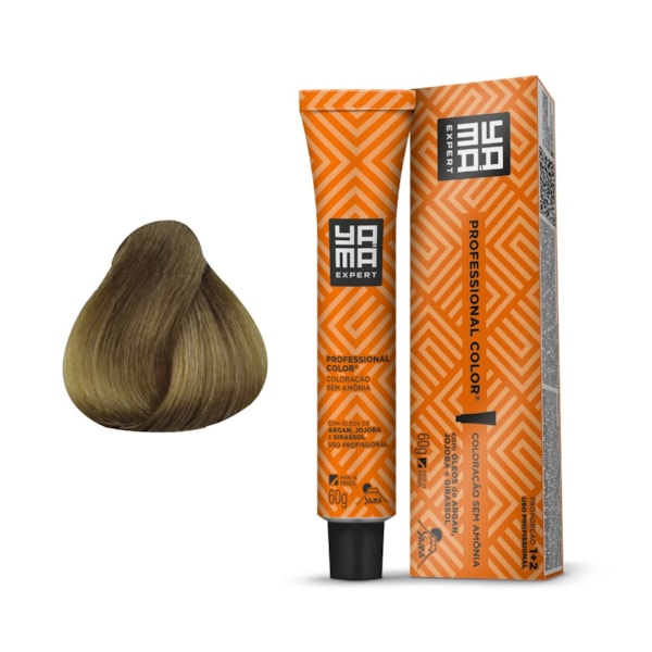 Tonalizante Creme Professional Color Yamá N. 7.0 Louro-9156988f-142b-4f5e-af0b-e019d76ac56f