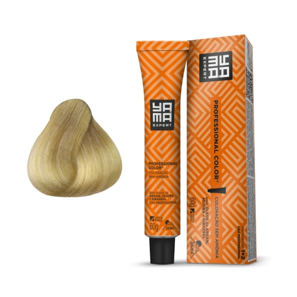 Tonalizante Prof N. 9.1 Louro Muito Claro Acinzentado Yamá-519620cd-3525-498f-863f-c99d290e99f8