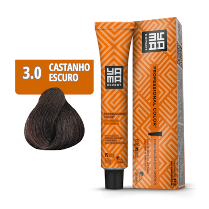 Tonalizante Professional Color N. 3.0 Castanho Escuro - Yamá