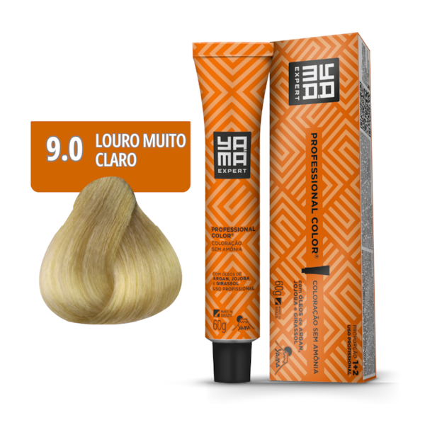 Tonalizante Professional Color N. 9.0 Louro Muito Claro Yamá-c279294d-647d-40b1-951c-a8083cf816d9