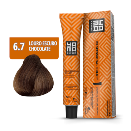 Tonalizante Professional N. 6.7 Louro Escuro Chocolate Yamá