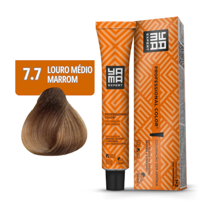 Tonalizante Professional N. 7.7 Louro Médio Marrom - Yamá