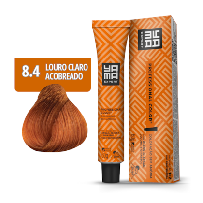 Tonalizante Professional N. 8.4 Louro Claro Acobreado - Yamá
