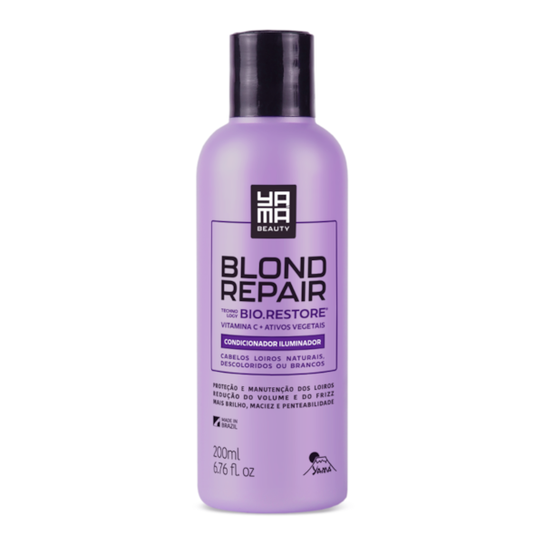 Yama Blond Repair Kit Shampoo Iluminador 280ml + Condicionador 200ml-d583eda7-e406-40ba-95d0-0874e473397b