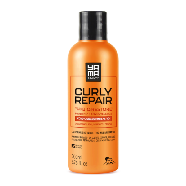 Yama Curly Repair Kit Shampoo Low Poo 280ml + Condicionador Intensivo Curly Repair 200ml-e6674e06-0956-43be-a350-dff4ce556ab5
