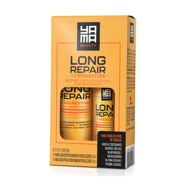 Yama Long Repair Kit Shampoo 280ml + Condicionador Fortalecedor Long Repair 200ml-abb5ec44-2a56-4fc8-a517-94025b9f1928