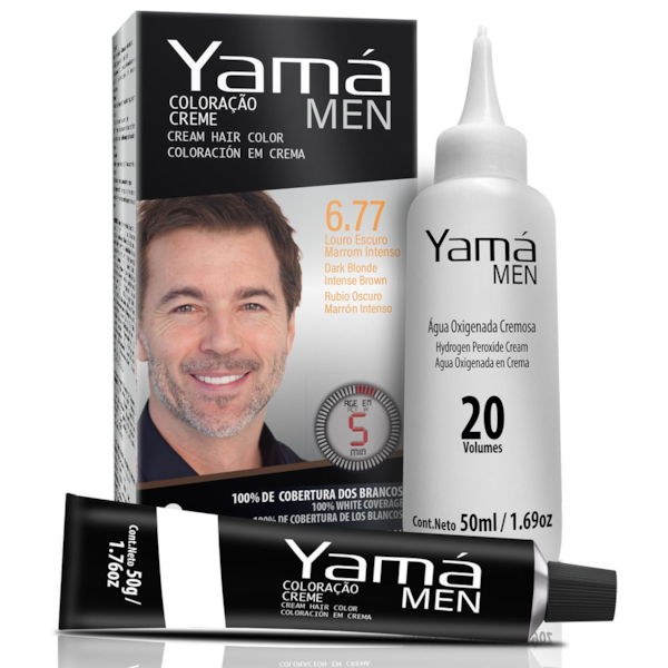 Yamá Men N° 6.77 Louro Escuro Marron Intenso - Yamá-2e92abd0-6a5c-4535-9511-360b573de576